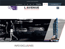 Tablet Screenshot of lavenuecondos.com